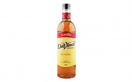 Davinci Classic Vanilla Flavoured Syrup  Glass Bottle  750 millilitre